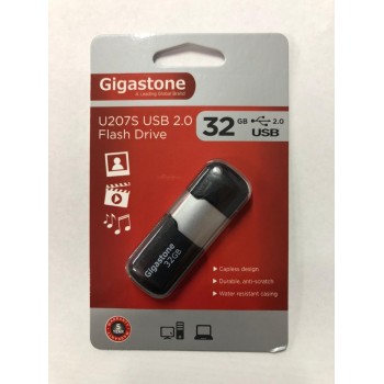 Gigastone Flash Drive Usb 2.0 U207S 32Gb Μαύρο Velvet Frame