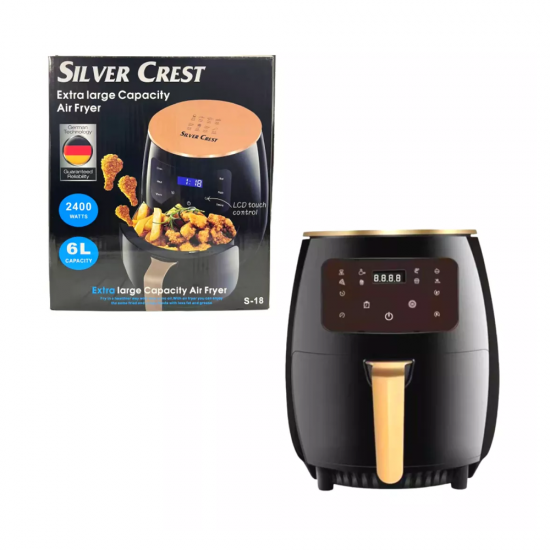 SILVER CREST EXTRA LARGE CAPACITY AIR FRYER 6 LITER 