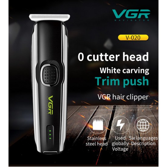 VGR Rechargeable Shaver Hair Trimmer Beard Trimmer for Men V-020