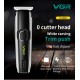 VGR Rechargeable Shaver Hair Trimmer Beard Trimmer for Men V-020