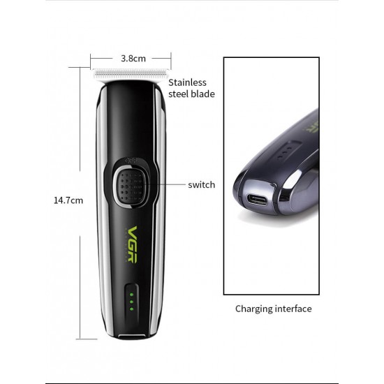 VGR Rechargeable Shaver Hair Trimmer Beard Trimmer for Men V-020