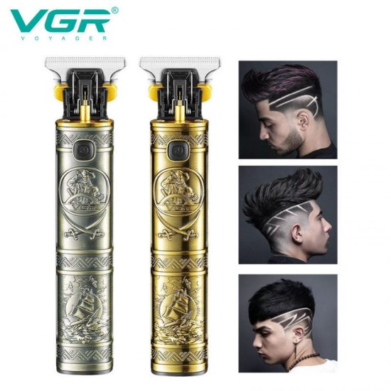 VGR Professional Hair Trimmer with LED Display V-096