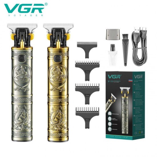 VGR Professional Hair Trimmer with LED Display V-096