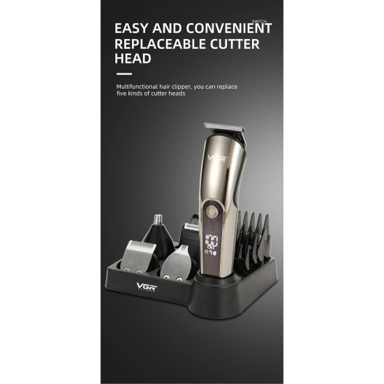 VGR Professional Rechargeable Hair Trimmer Electric hair clipper Shaver Machine For Men V-107