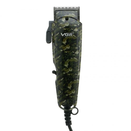 VGR Camouflage Professional Corded Hair Clipper V-126