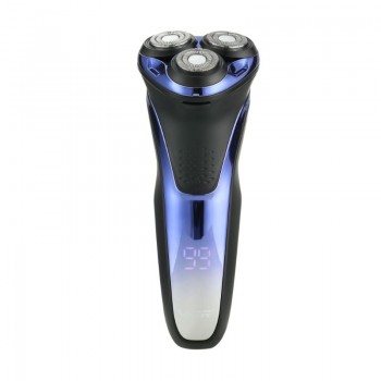 VGR Mens Electric Shaver Whole-Body Waterproof 3D Floating Beard Trimmer with LCD Display V-306