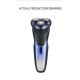 VGR Mens Electric Shaver Whole-Body Waterproof 3D Floating Beard Trimmer with LCD Display V-306