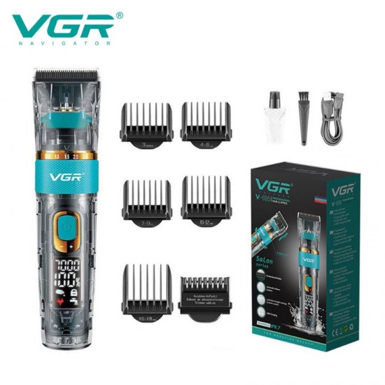 VGR Professional Electric Cordless Hair Clipper for Men V-695