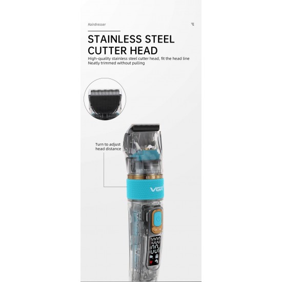 VGR Professional Electric Cordless Hair Clipper for Men V-695