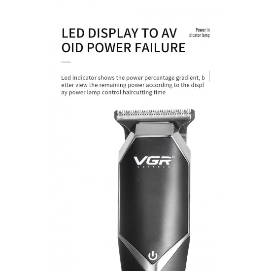 VGR Waterproof Rechargeable Hair Clipper V-930