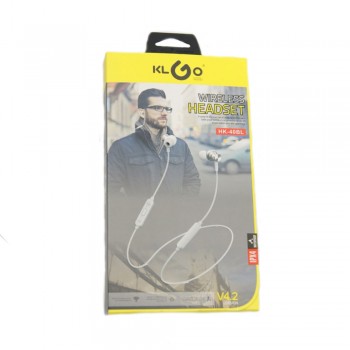 KLGO HK-40BL WATER PROOF BLUETOOTH HEADSET - WHITE