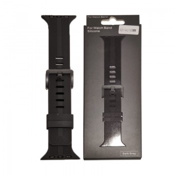 OEM Scout Silicone Strap For iWatch 42/44mm - Black