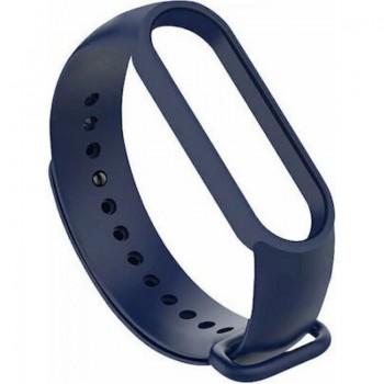 OEM ΛΟΥΡΑΚΙ SOFTBAND STRAP ΓΙΑ XIAOMI MI BAND 5/6 (DARK BLUE)