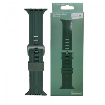 OEM Scout Silicone Strap For iWatch 42/44mm - Dark Green
