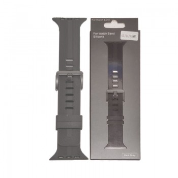 OEM Scout Silicone Strap For iWatch 42/44mm - Dark Grey