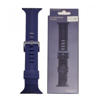 OEM Scout Silicone Strap For iWatch 42/44mm - Midnight Blue