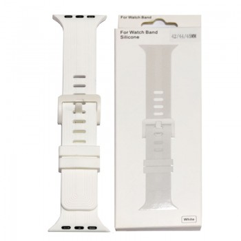 OEM Scout Silicone Strap For iWatch 42/44mm - White