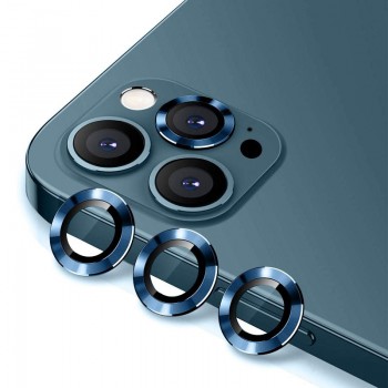 Tempered Glass Πίσω Κάμερας Full Cover & Full Glue για Apple iPhone 13 - Μπλε