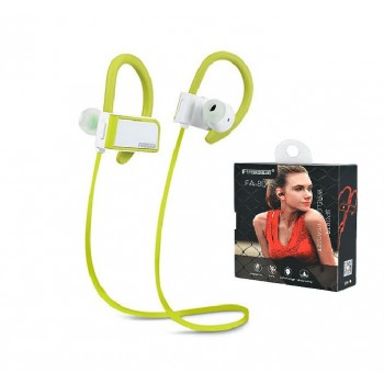 Fineblue FA-80 In-ear Bluetooth Handsfree Ακουστικά με Αντοχή στον Ιδρώτα Πάρασινο