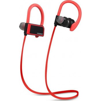 Fineblue FA-80 In-ear Bluetooth Handsfree Ακουστικά με Αντοχή στον Ιδρώτα Κόκκινα