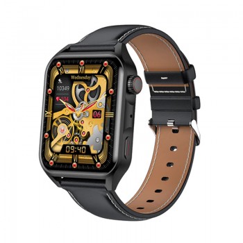 Blulory Glifo AE smart watch bracelet Bluetooth call NFC access control AI voice assistant - Black