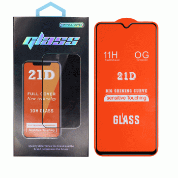 OEM Προστασία Οθόνης 21D Full Glue Tempered Glass Για Xiaomi Redmi Note 8 Pro-Black