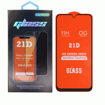 OEM Προστασία Οθόνης 21D Full Glue Tempered Glass Για Samsung Galaxy A50-Black