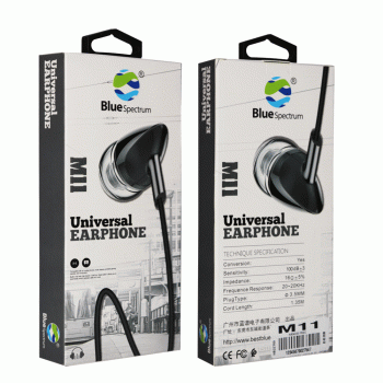 Blue Spectrum M11 ακουστικά Headset για κινητά - Black